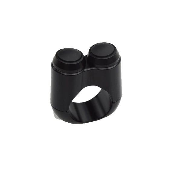 micro switch with 2 buttons. Black