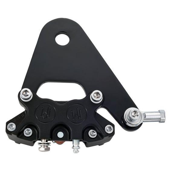 PM, Rear 4-p caliper bracket, 11.5". Black
