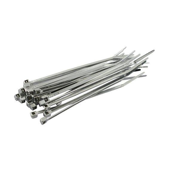 cable straps. 8" (20cm). Chrome