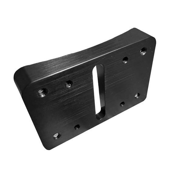 license plate holder adapter Blokks. Black