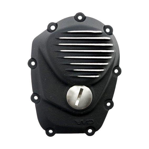cam cover 'Ribbed'. Black Cut