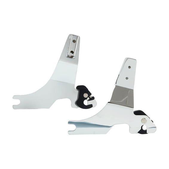 Detachable sissy bar side plates