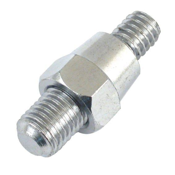 Mirror adapter 10mm, left-hand thread. Chrome