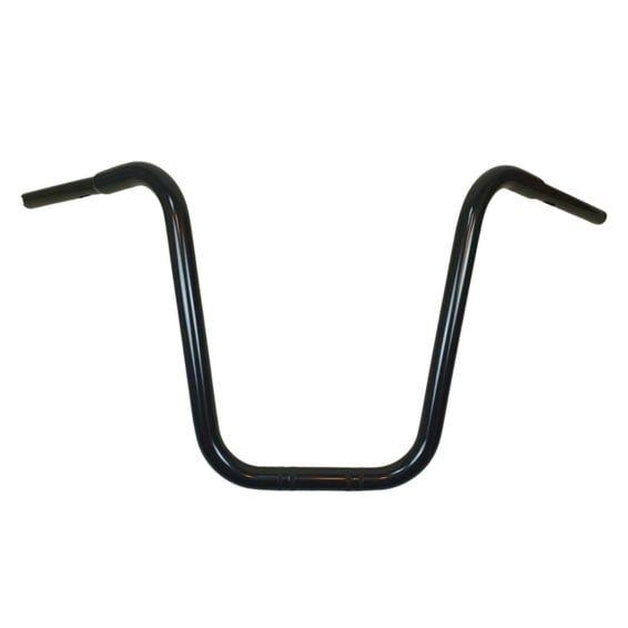 1-1/4" Apehanger. Black. 15" high