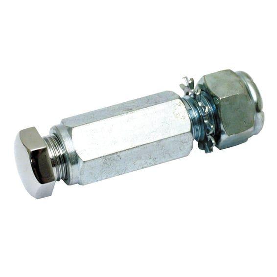 Fat Bob dash screw & nut kit. Chrome