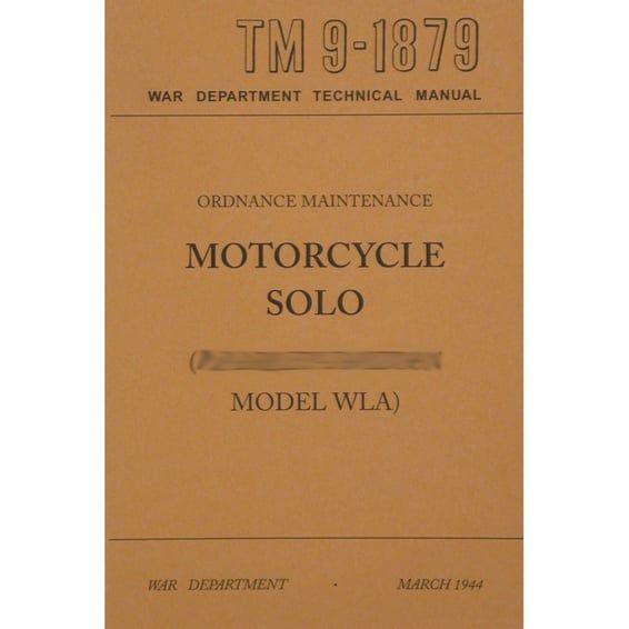 Service manual, ordenance maint WLA solo