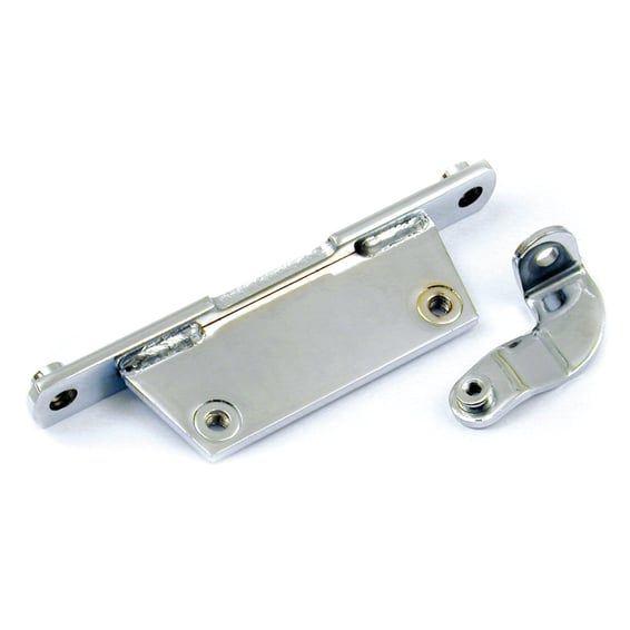 Oil tank mount bracket kit. Chrome