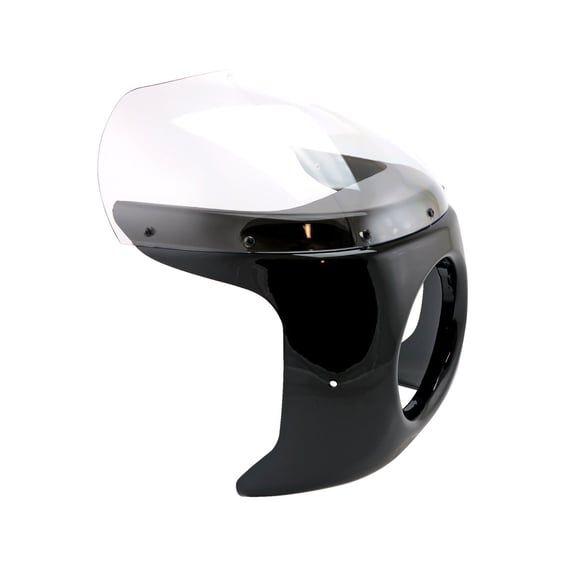 Mid-size headlamp fairing for side-mount 7" headlamps