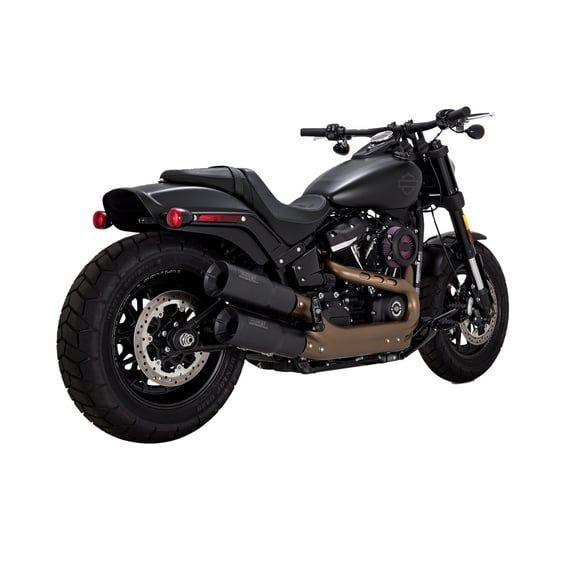 Hi-Output slip-on mufflers. Black