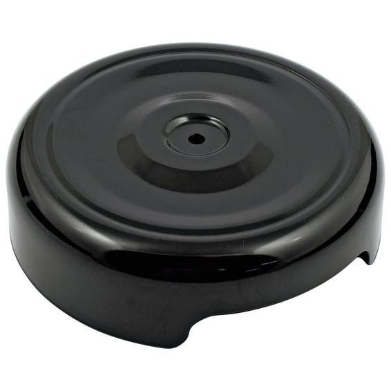 Air cleaner cover, Bobber style. Black, 8" diameter