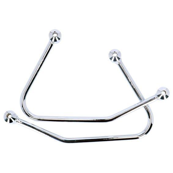 saddlebag support kit. Chrome
