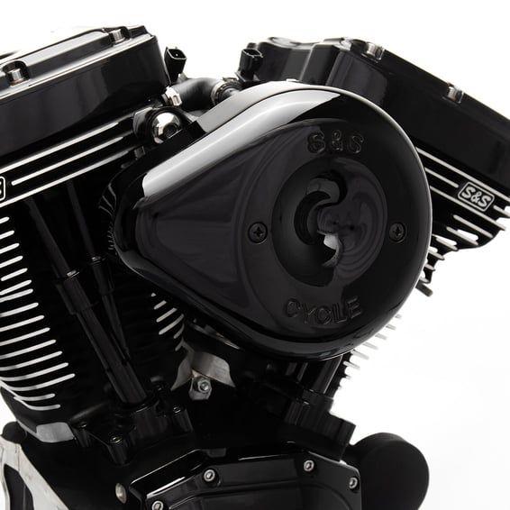 Stealth, black teardrop air cleaner kit