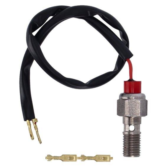 M10 x 1.25 banjo brake switch. SS