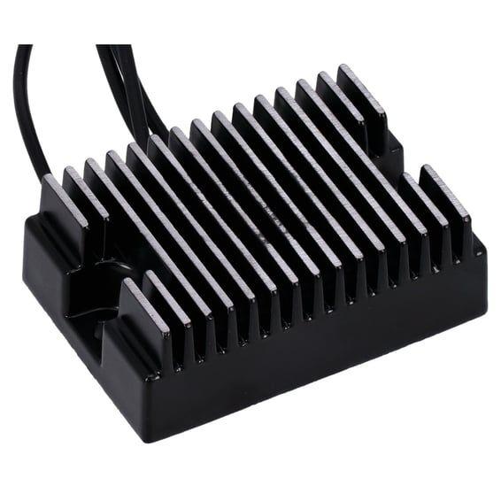 voltage regulator/rectifier. Black