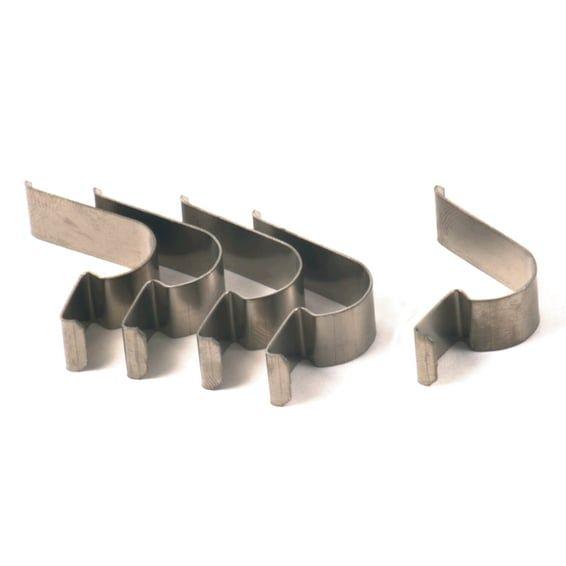 Spring clip, brake caliper. Front