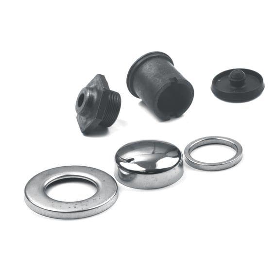 fork stem bolt kit. Chrome