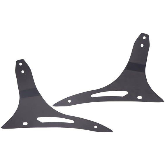 brackets for Wide sissybar. Black