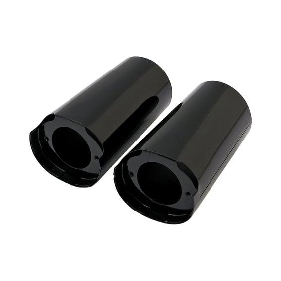Upper fork slider covers. Black