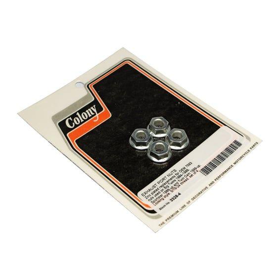 exhaust port nut set. Zinc