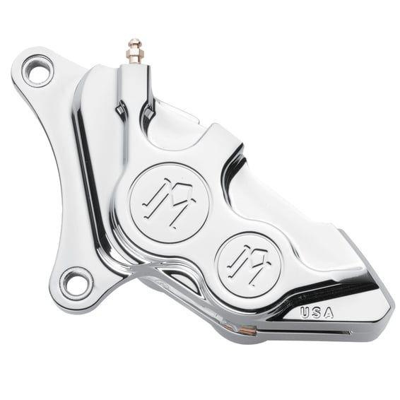 PM, 4-p 137x4b caliper. Bolt-on, 11.5" left front. Polished