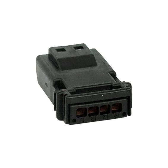 NAMZ, Deutsch MX-1900 connector. Black, receptacle, 4-pins