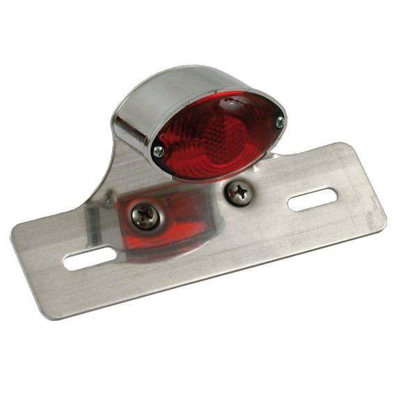 Mini catye taillight. Chrome. Aluminum bracket