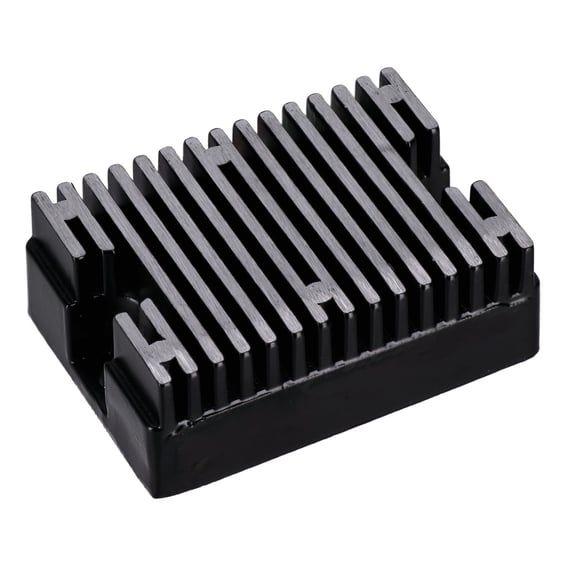 voltage regulator, 12V. Black