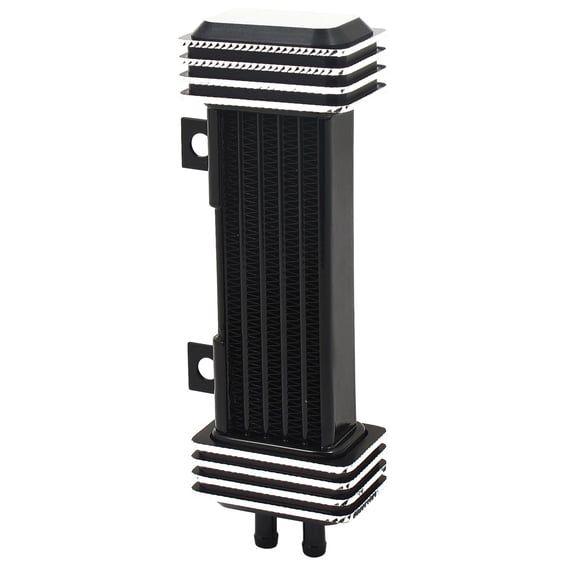 oil cooler kit. Vertical mount, 6 row, Deluxe Diamond