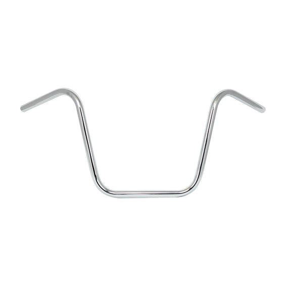 Apehanger handlebar, 14" rise, 1" chrome