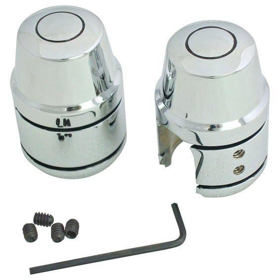 Shock stud cover kit. Chrome