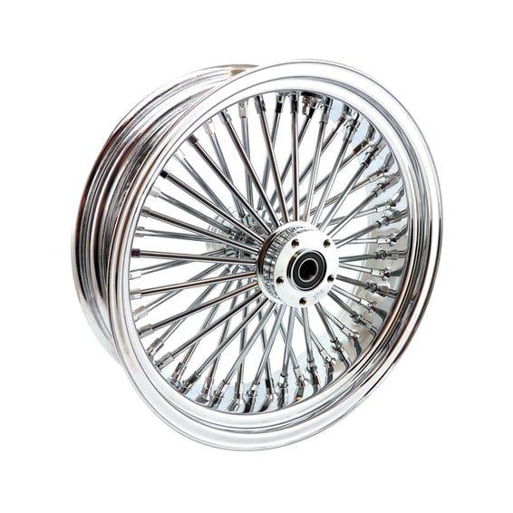 radial 48 fat spoke rear wheel 5.50 x 18 chrome