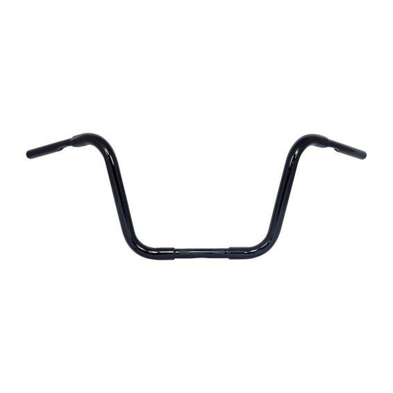 1-1/4" Buffalo Apehangers, 12" high black