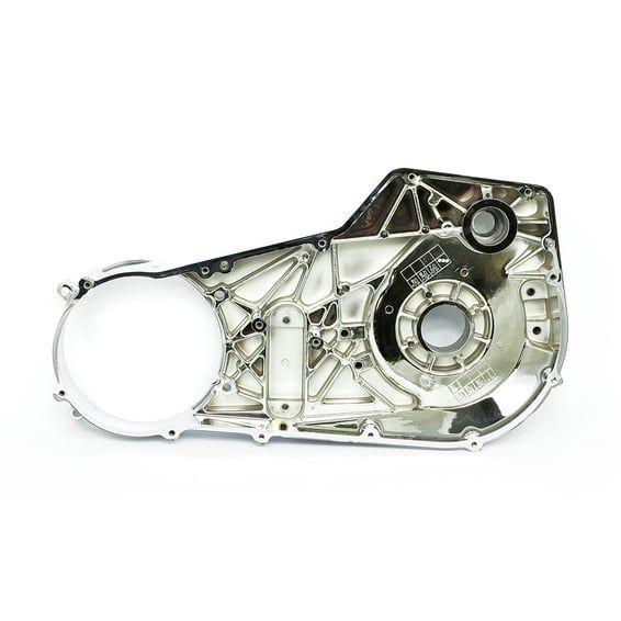 Inner primary cover. Chrome