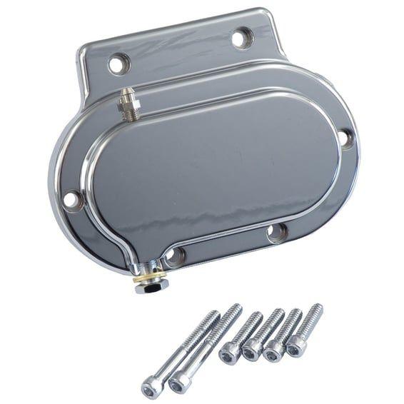 Transmission end cover smooth, hydraulic. Chrome