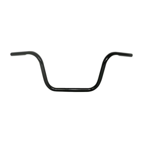 Apehanger handlebar, 10" rise, 1" black