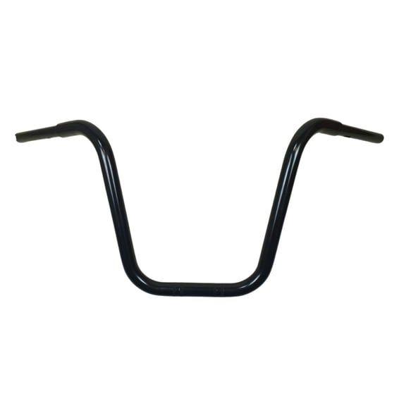 1-1/4" Apehanger. Black. 17" high
