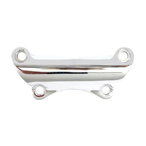 OEM style Touring handlebar top clamp. Chrome