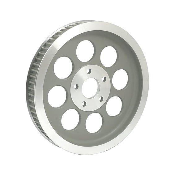 Reproduction OEM style wheel pulley 70t, 1-1/2" belt. Silver