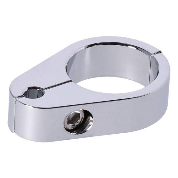 2-piece frame cable clamp. Throttle. Chrome