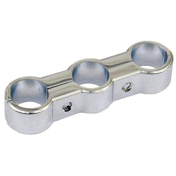 Triple hose separator. Chrome