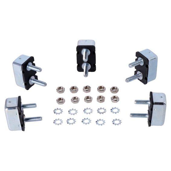 Circuit breaker, automatic. No mount, metal. 15A