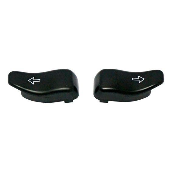 Turn signal switch extender cap set. Black