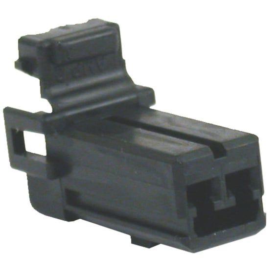NAMZ, AMP Multilock connector. Black, plug, 2-pins