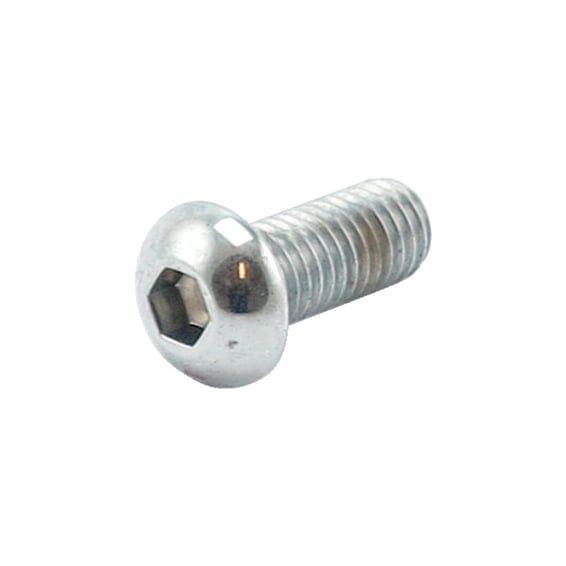 5mm x 15mm button head allen bolts chrome