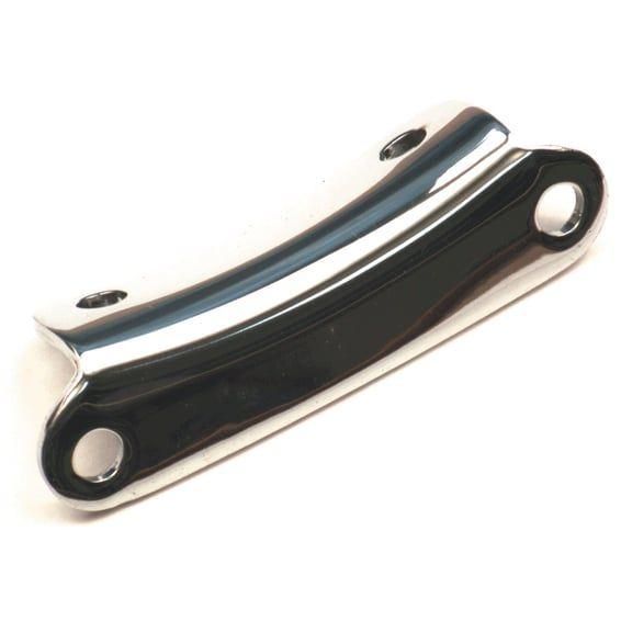 Oil tank mount bracket. Chrome