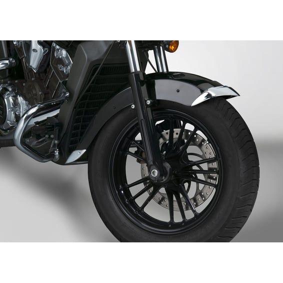 NC cast front fender tip set chrome