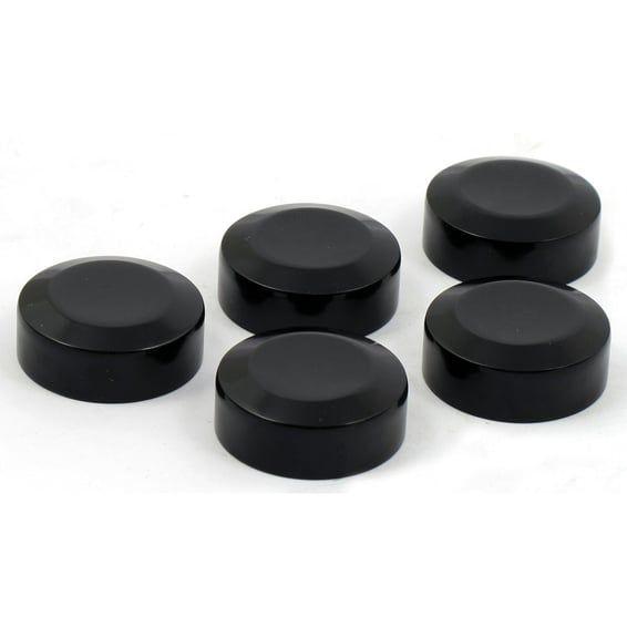 Rear pulley bolt cover kit. Black