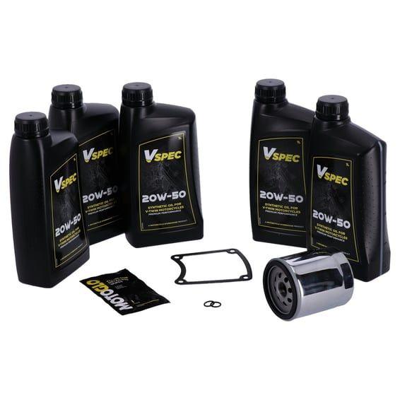 'Big Oil' service kit. Full synthetic. Chrome filter