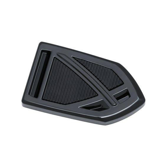 Phantom brake pedal pads. Gloss black