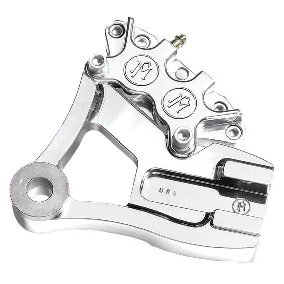 PM, Rear 4-p caliper bracket, 11.5". Chrome